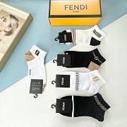 Okify Fendi set 5 short socks 17136 - 3