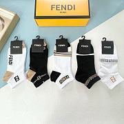 Okify Fendi set 5 short socks 17136 - 2