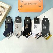 Okify Louis Vuitton set 5 short socks 17137 - 2