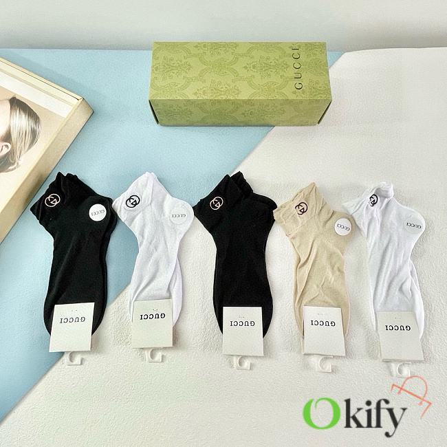 Okify Gucci set 5 short socks 17139 - 1