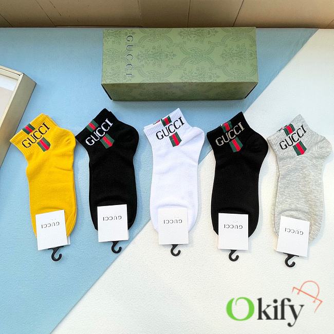 Okify Gucci set 5 short socks 17140 - 1