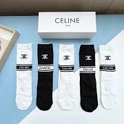 Okify Celine set 5 straight socks 17142 - 1