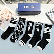 Okify Dior set 5 high socks 17143 - 1