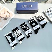 Okify Dior set 5 high socks 17143 - 3