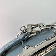 Okify Louis Vuitton Side Trunk Blue Bag 23 x 12 x 4 cm M25445 - 4