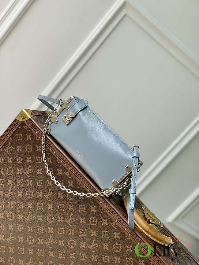 Okify Louis Vuitton Side Trunk Blue Bag 23 x 12 x 4 cm M25445 - 1