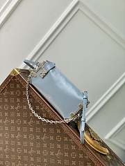 Okify Louis Vuitton Side Trunk Blue Bag 23 x 12 x 4 cm M25445 - 1