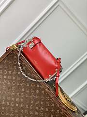 Okify Louis Vuitton Side Trunk Red Bag 23 x 12 x 4 cm M25445 - 1