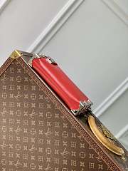 Okify Louis Vuitton Side Trunk Red Bag 23 x 12 x 4 cm M25445 - 2