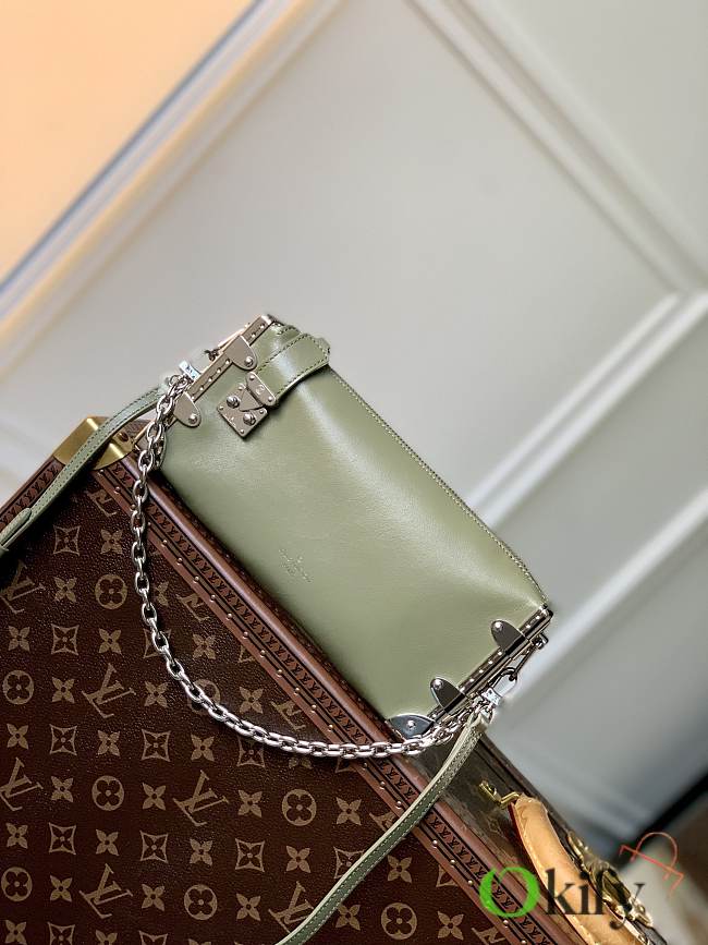 Okify Louis Vuitton Side Trunk Green Bag 23 x 12 x 4 cm M25445 - 1