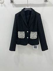 Okify Chanel Early Autumn New Lapel Pearl Pocket Jacket - 1