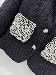 Okify Chanel Early Autumn New Lapel Pearl Pocket Jacket - 3