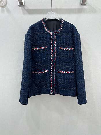 Okify Chanel Early Autumn New Hemp Rope Braided Jacket