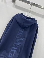 Okify Maxmara hooded sweater jacket - Blue - 3