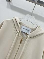 Okify Maxmara hooded sweater jacket - White - 3