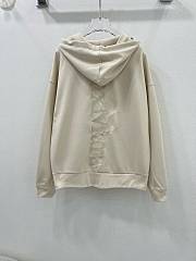 Okify Maxmara hooded sweater jacket - White - 2