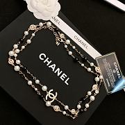 Okify Chanel Long Pearl Chain  - 3