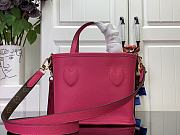 Okify Louis Vuitton Neverfull Bandoulière Inside Out BB Handbag - Pink 24 x 14 x 9 cm M12106 - 2