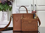 Okify Louis Vuitton Neverfull Bandoulière Inside Out BB Handbag - Brown 24 x 14 x 9 cm - 1