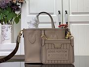 Okify Louis Vuitton Neverfull Bandoulière Inside Out BB Handbag - Light Grey 24 x 14 x 9 cm M12099 - 1