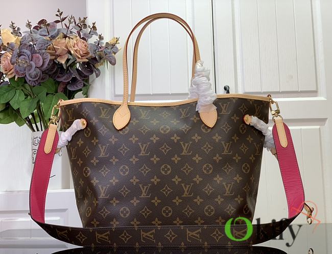 Okify Louis Vuitton Neverfull Medium Reversible 32x29x17cm M12257 - 1