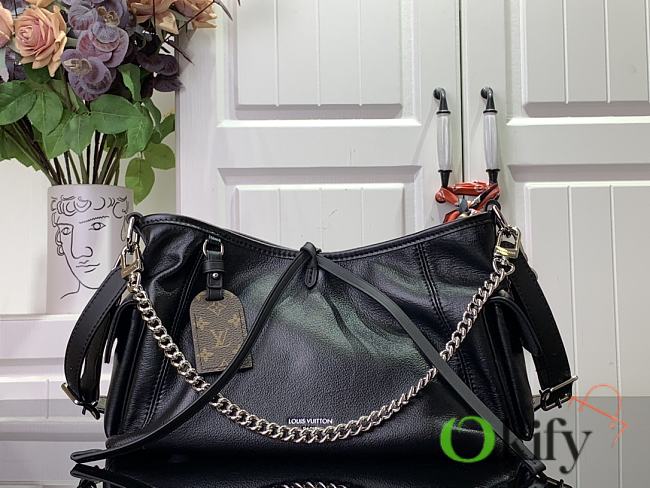 Okify Louis Vuitton CarryAll Cargo Small Black Handbag 33.5 x 23 x 15 cm M24861  - 1