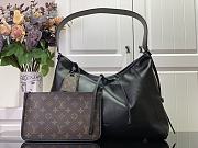 Okify Louis Vuitton CarryAll Dark Medium Black Handbag 39x 30x15cm M25143 - 1