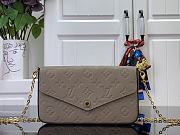 Okify Louis Vuitton Pochette Félicie Chain Bag Tourterelle 21.0 x 12.0 x 3.0 cm M82609 - 1