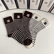 Okify Chanel Set mid-length stacked socks 17262 - 3