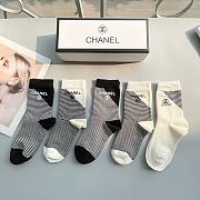 Okify Chanel Set 5 middle tube socks 17263 - 1