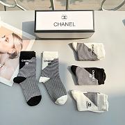 Okify Chanel Set 5 middle tube socks 17263 - 3