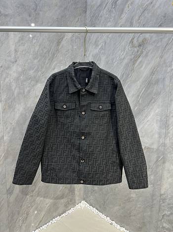 Okify Fendi full-width jacquard FF pattern jacket M-3XL