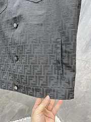 Okify Fendi full-width jacquard FF pattern jacket M-3XL - 4