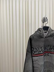 Okify Balenciaga hand-painted old gradient graffiti hooded sweatshirt S-XXL 17291 - 3