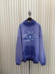 Okify Chanel Hand-painted graffiti hooded sweatshirt 17294 - 1