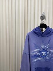 Okify Chanel Hand-painted graffiti hooded sweatshirt 17294 - 2