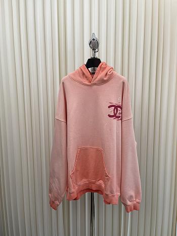 Okify Chanel Hand-painted graffiti hooded sweatshirt 17295