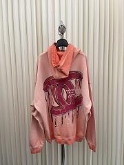 Okify Chanel Hand-painted graffiti hooded sweatshirt 17295 - 3