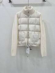 Okify Moncler knitted splicing down jacket SML  - 1