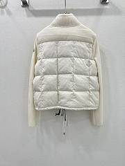 Okify Moncler knitted splicing down jacket SML  - 2