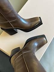 Okify MiuMiu classic knight boots 35-40 Brown  - 3