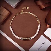 Okify Dior Dior letter necklace 17331 - 3