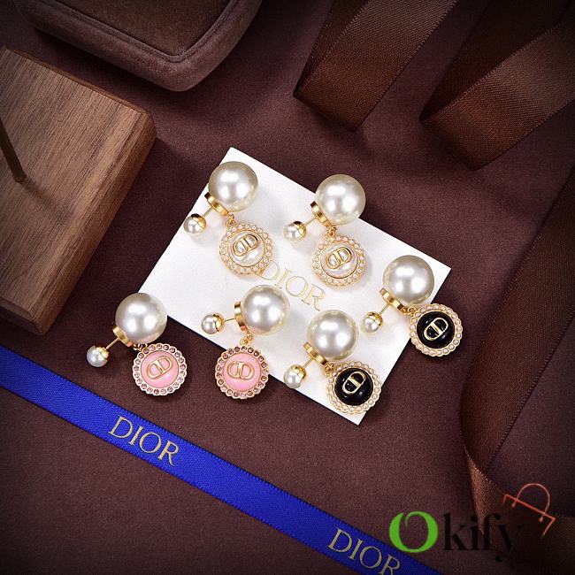 Okify Dior Letter Earings 17336 - 1