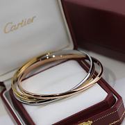 Okify Cartier 3 Round Ring Bracelet 17342 - 1