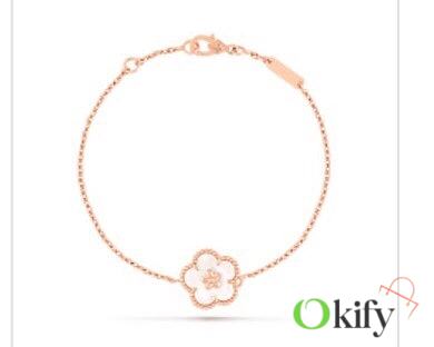 Okify VCA Lucky Spring series plum blossom bracelet 17350 - 1