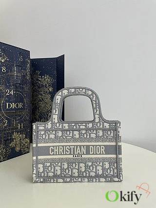 Okify Dior Mini Book Tote 23x7x17cm  - 1