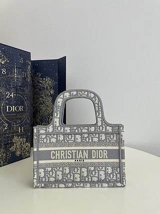 Okify Dior Mini Book Tote 23x7x17cm 