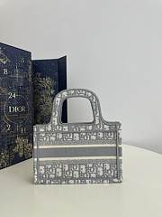 Okify Dior Mini Book Tote 23x7x17cm  - 2