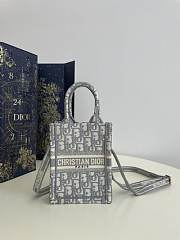 Okify Dior Mini Vertical Book Tote 13.5*5*18cm  - 1