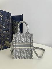 Okify Dior Mini Vertical Book Tote 13.5*5*18cm  - 4